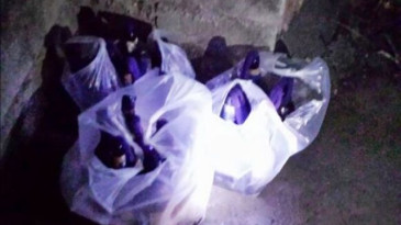 Nusaybin’de 24 adet molotof ele geçirildi