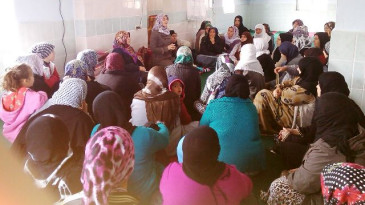 Bayan Vaizlerden Köy kadınlarına Vaaz hizmeti