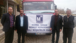 Mali Müşavirlerden Savaş mağdurlarına Yardım