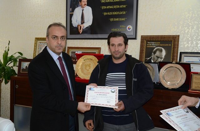 Girişimci adaylarına sertifika