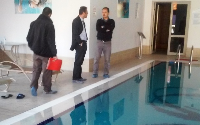 Kapalı yüzme havuzları denetlendi