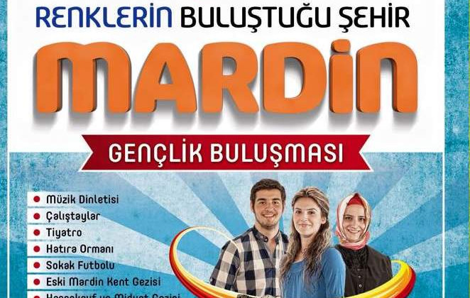 Gençler Mardin’de buluşuyor