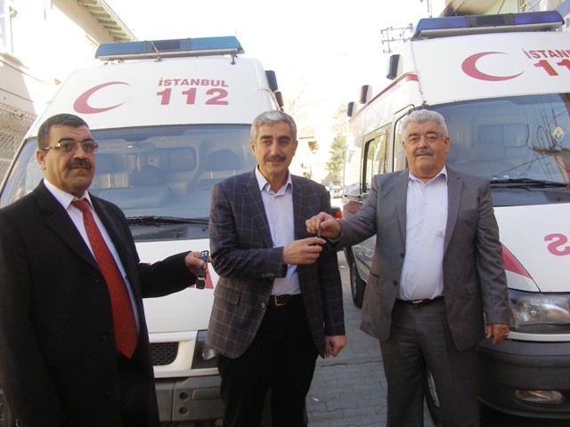 İstanbul Sağlık Müdürlüğü'nce Derik Belediyesine hasta nakil hizmetlerinde kullanılmak üzere