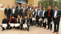 Girişimcilik kursunu tamamlayan gençlere sertifika