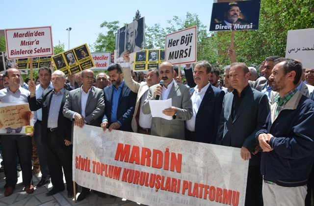 Muhammed Mursi’ye Mardin’den Destek
