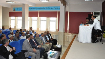 Çiftçilere bilgilendirme toplantısı