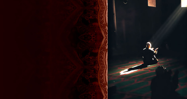 İtikaf için camiye kapandılar