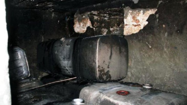 Kaçak mazot deposunda patlama: 1 ölü