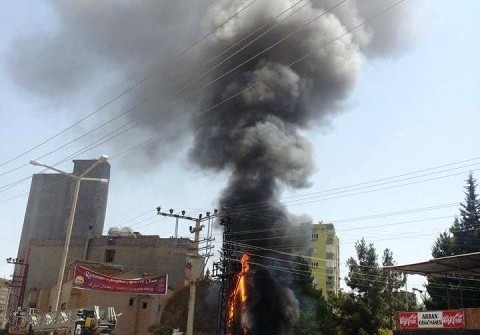 Trafo yangını paniğe neden oldu