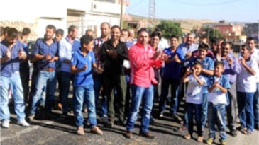 Köylülerden ‘Güvenli Yol’ eylemi