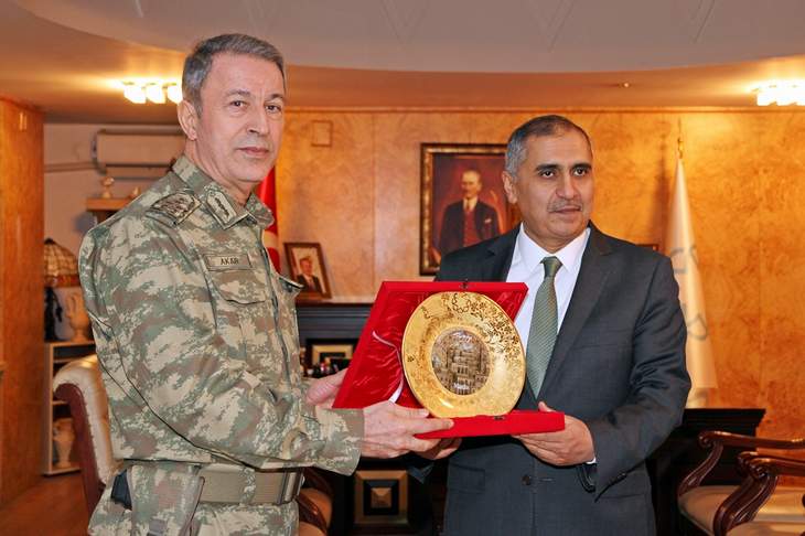 Genelkurmay Başkanı Orgeneral Hulusi Akar ve beraberindeki heyet Mardin Valisi