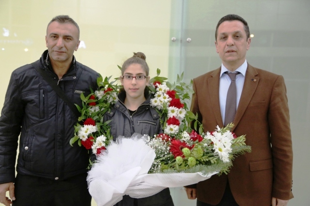 Mardin´de Masa tenisinde ilk milli sporcu olan, Macaristan’da açık Masa