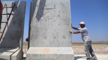 Suriye sınırındaki güvenlik duvarı tamamlanıyor