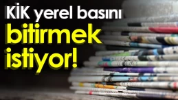 DERDİNİZ NE?! KİK’e BÜYÜK TEPKİ…Yerel Gazetelerin Can Damarını Kesmeye Büyük Tepki