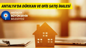 Antalya’da dükkan ve ofis satılacak
