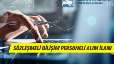 BDDK Sözleşmeli Bilişim Personeli Alacak