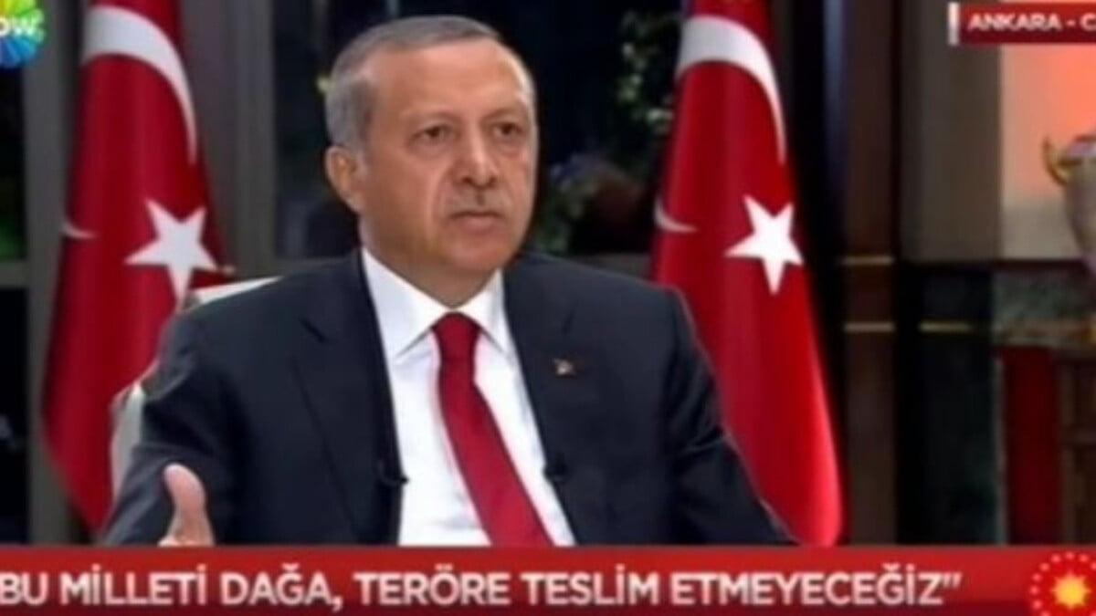Sosyal medyada paylaşılan bir videoda Cumhurbaşkanı Erdoğan’ın HÜDA PAR’lı bir