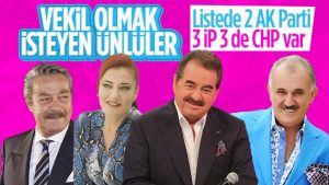 Seçime sayılı günler kala belirlenen milletvekili adayları arasında ünlü isimlerde