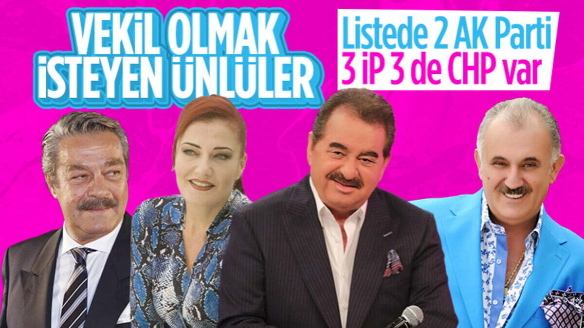 Seçime sayılı günler kala belirlenen milletvekili adayları arasında ünlü isimlerde