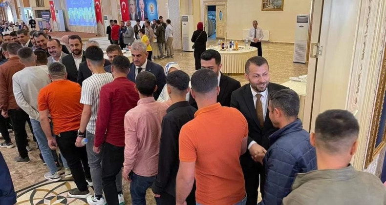 AK Parti Mardin’de bayramlaşma programına yoğun katılım