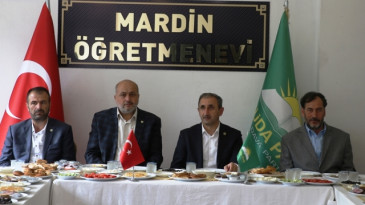 HÜDA PAR Genel Sekreteri Demir, Mardin’de gazetecilerle buluştu