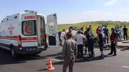 Otomobille hafif ticari aracın çarpıştığı kazada bir kişi yaralandı