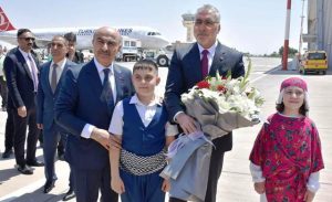ÇALIŞMA ve Sosyal Güvenlik Bakanı Vedat Işıkhan Memleketi Mardin’e Geldi.