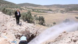 Vali Demirtaş, Sultan Köy-Artuklu isale hattında incelemelerde bulundu