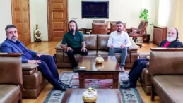 Metropolitten Rektöre Teşekkür Ziyareti