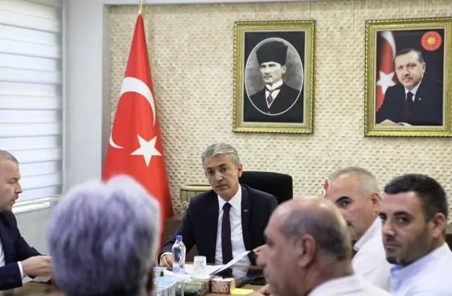 Vali Akkoyun, MARSU yetkilileriyle bir araya geldi