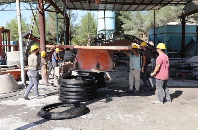 MARSU, kanalizasyon çalışmalarında kullanılması için malzeme üretiyor