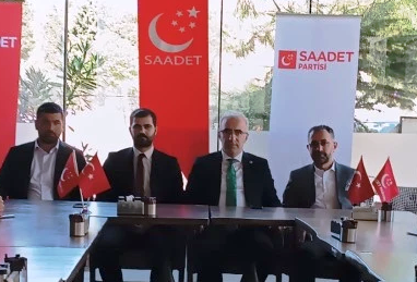 Saadet partisi bölgede çalışmalara başladı