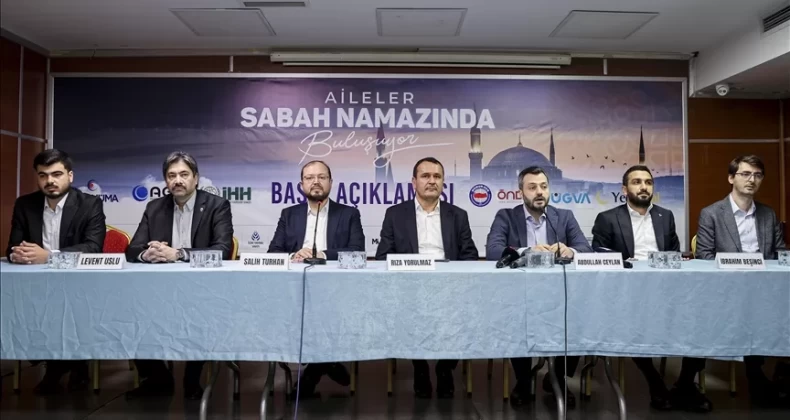 81 ilde gençler ve aileler pazar günü sabah namazında buluşacak