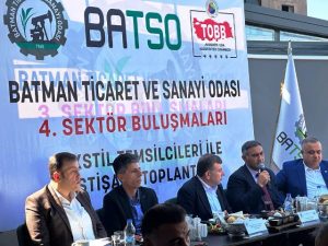 Mardin Ticaret ve Sanayi Odası Başkanı Hatip Çelik, Batman’da düzenlenen
