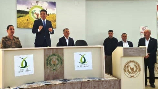 Kaymakam Şahin’den Hububat Ticaret Merkezini ziyaret