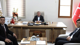 Midyat İlçe Milli Eğitim Müdürü Demir’den Belediye Başkanı Şahin’e ziyaret