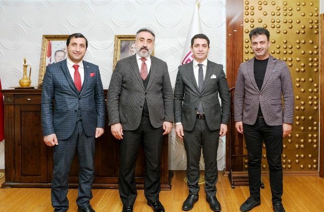 BİK Bölge Müdürü Kutay’dan Rektör Özcoşar’a ziyaret