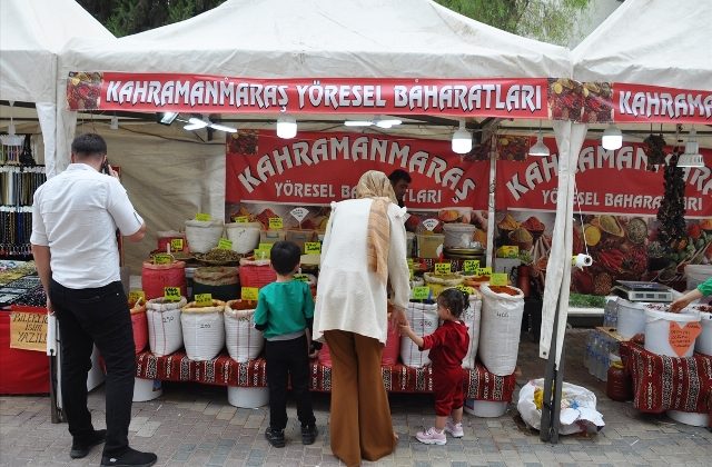 Kızıltepe’de yöresel ürünler standı kuruldu