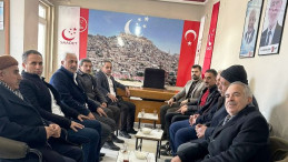 Deva Partisinden Saadet Partisine Taziye ziyareti