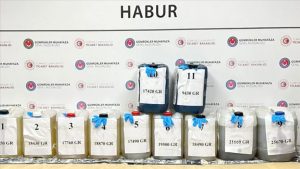 Ticaret Bakanı Ömer Bolat, Habur Gümrük Kapısı’ndan giriş yapan bir