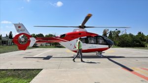 Sağlık Bakanlığı bünyesindeki uçak ve helikopter ambulanslar yurt içi ve