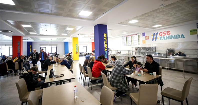 GSB yurtları “asrın felaketinde” depremzedelere kapılarını açtı