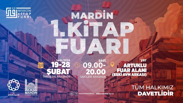 Mardin’de 1. Kitap Fuarı Düzenlenecek