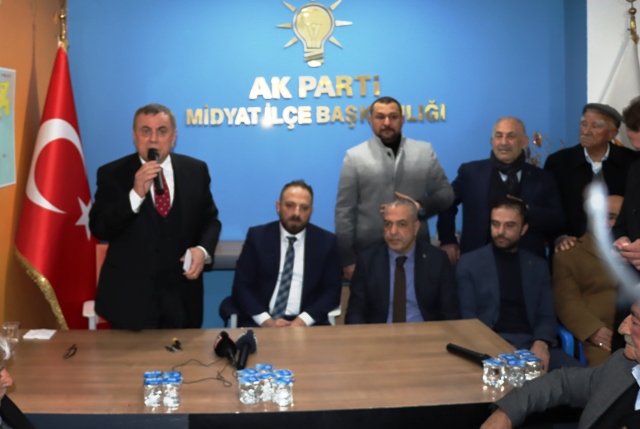 Midyat İlçesinde AK Parti’den yeniden Başkanlığında gösterilen mevcut başkan Veysi