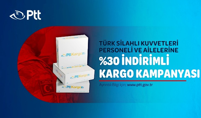 PTT’den, TSK Personeline Özel Kargo İndirimi