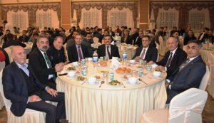 Uluslararası Nakliyeciler Derneği Yönetimi, Bölge Temsilcisi Tahir Aydoğan’ın ev sahipliğinde
