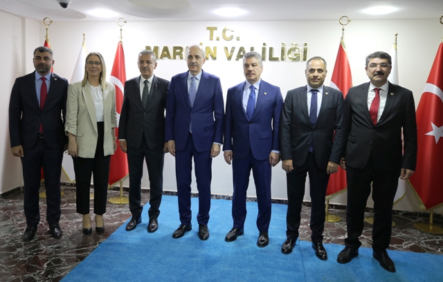 Türkiye Büyük Millet Meclisi (TBMM) Başkanı Numan Kurtulmuş, Mardin Valiliğine