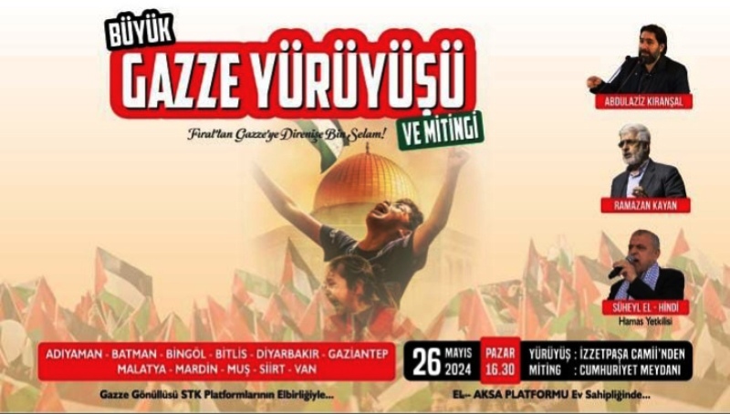 DUYURU..! 7 Aydan beridir Gazze’de yaşanan insanlık dışı katliamlara ve