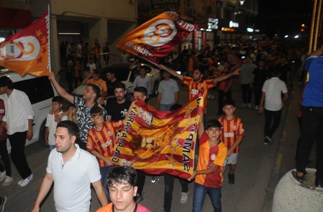 Galatasaray’ın şampiyonluğu Doğu ve Güneydoğu’da kutlandı