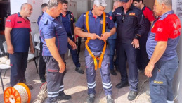 İtfaiye personellerine temel itfaiyecilik eğitimi